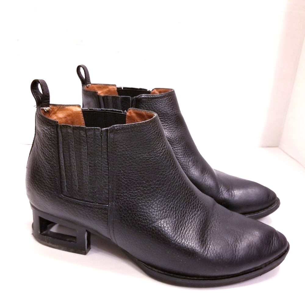 Jeffrey Campbell Leather Metcalf Ankle Boots
